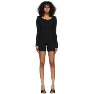 Helenamanzano Carmen Jumpsuit Size S Black SSENSE Exclusive $400